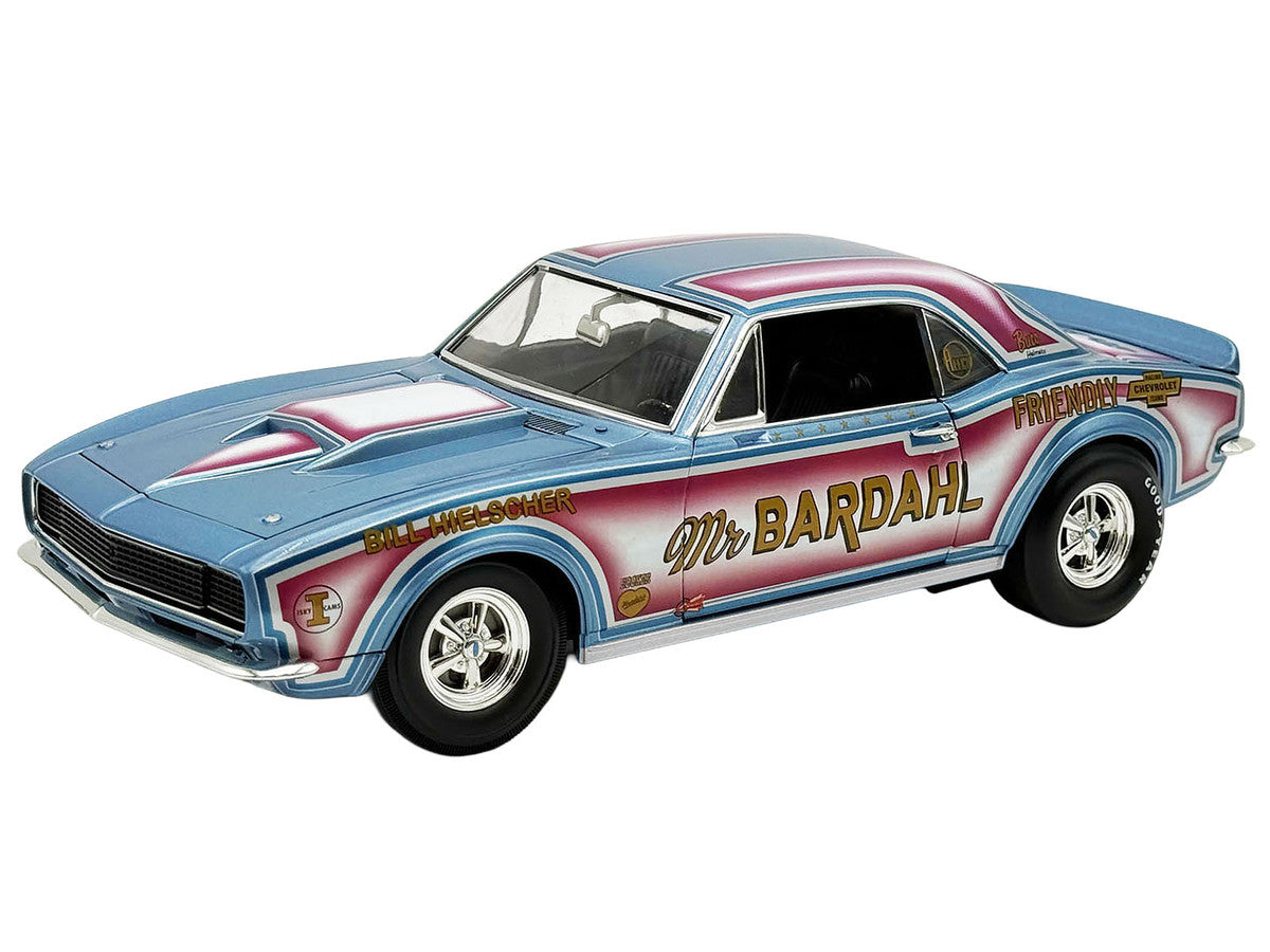 Chevrolet Camaro 1967 "Mr. Bardahl Drag Car" Blue Metallic with Red and White Graphics Limited Edition to 312 pieces Worldwide 1/18 Diecast Model Car by ACME 5