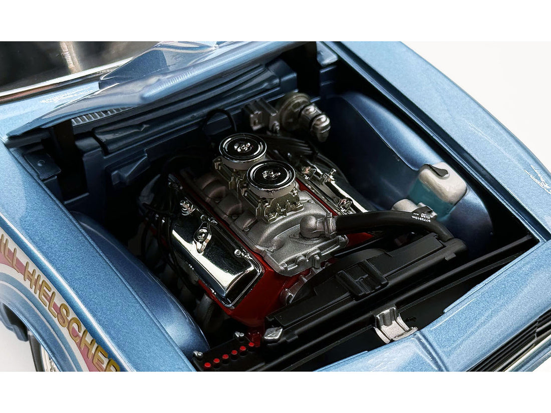 Chevrolet Camaro 1967 "Mr. Bardahl Drag Car" Blue Metallic with Red and White Graphics Limited Edition to 312 pieces Worldwide 1/18 Diecast Model Car by ACME 3