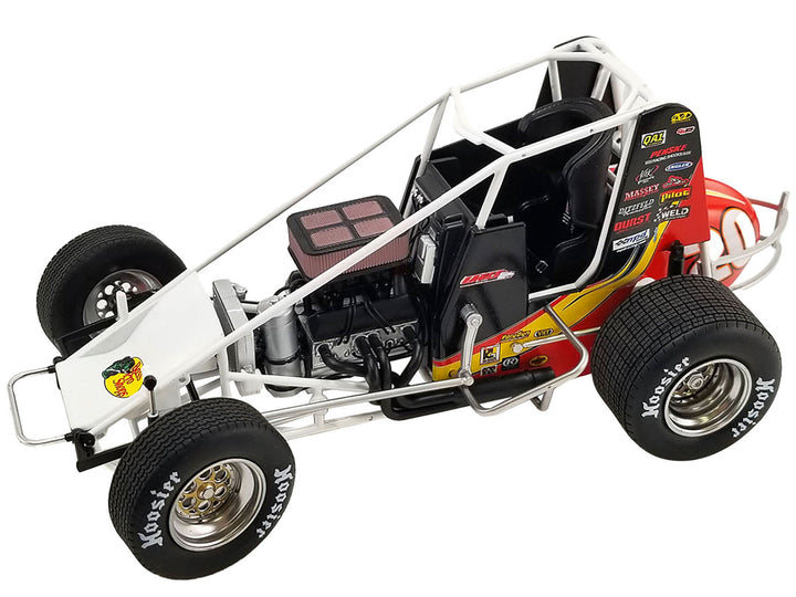 Winged Sprint Car #20 Danny Lasoski "Bass Pro Shops" "National Sprint Car Hall of Fame" 1/18 Diecast Model Car by ACME-1