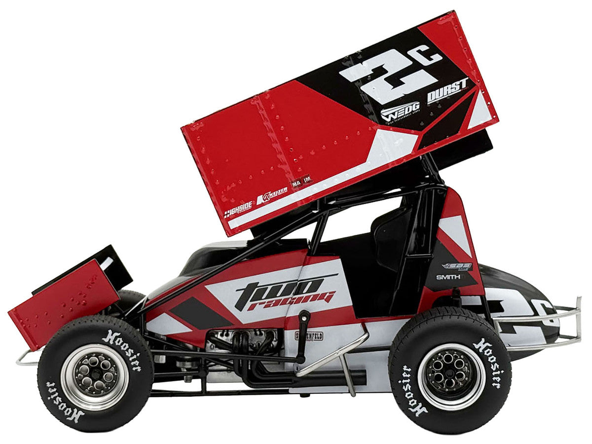 Winged Sprint Car #2C Cole Macedo "Two C Racing" (2025) 1/18 Diecast M ...