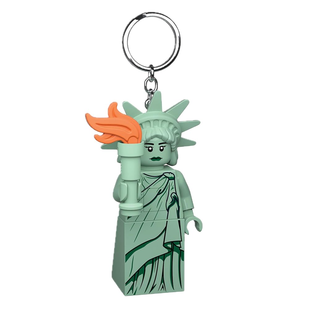 Statue of Liberty Minifigure Keychain for Lego