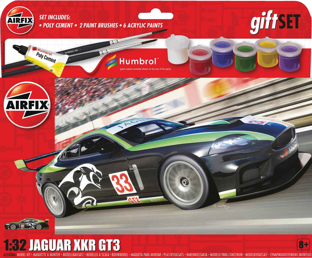 Jaguar XKR GT3 1:32 Plastic Model Hanging Gift Set by Airfix | A55306A