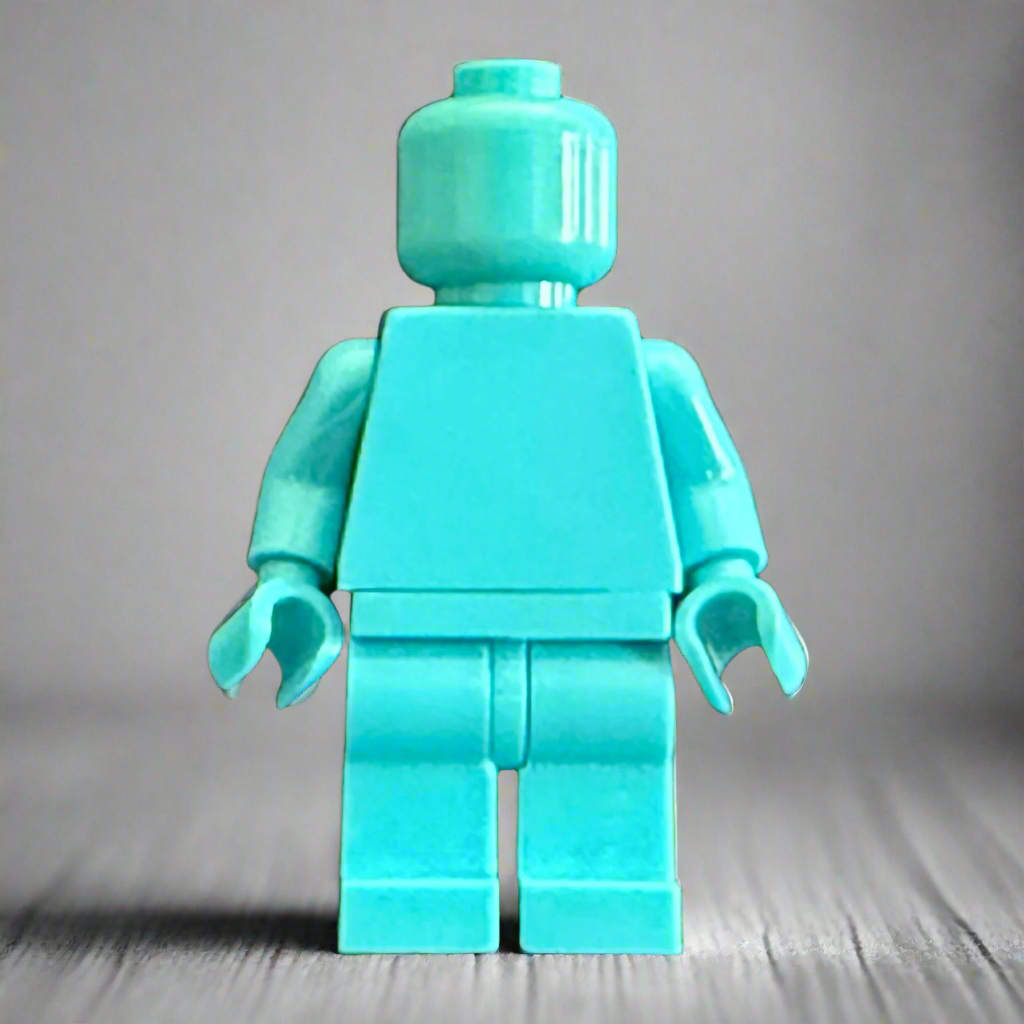 Monochrome Custom Minifigures – 40+ Vibrant Colors! for Lego 8