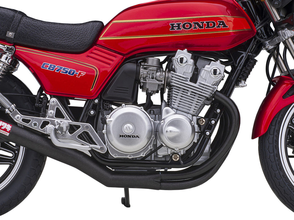 Honda CB750F Motorcycle Red with Helmet "Baribari Legend" (1986) OVA 1/12 Model by Autoart-3