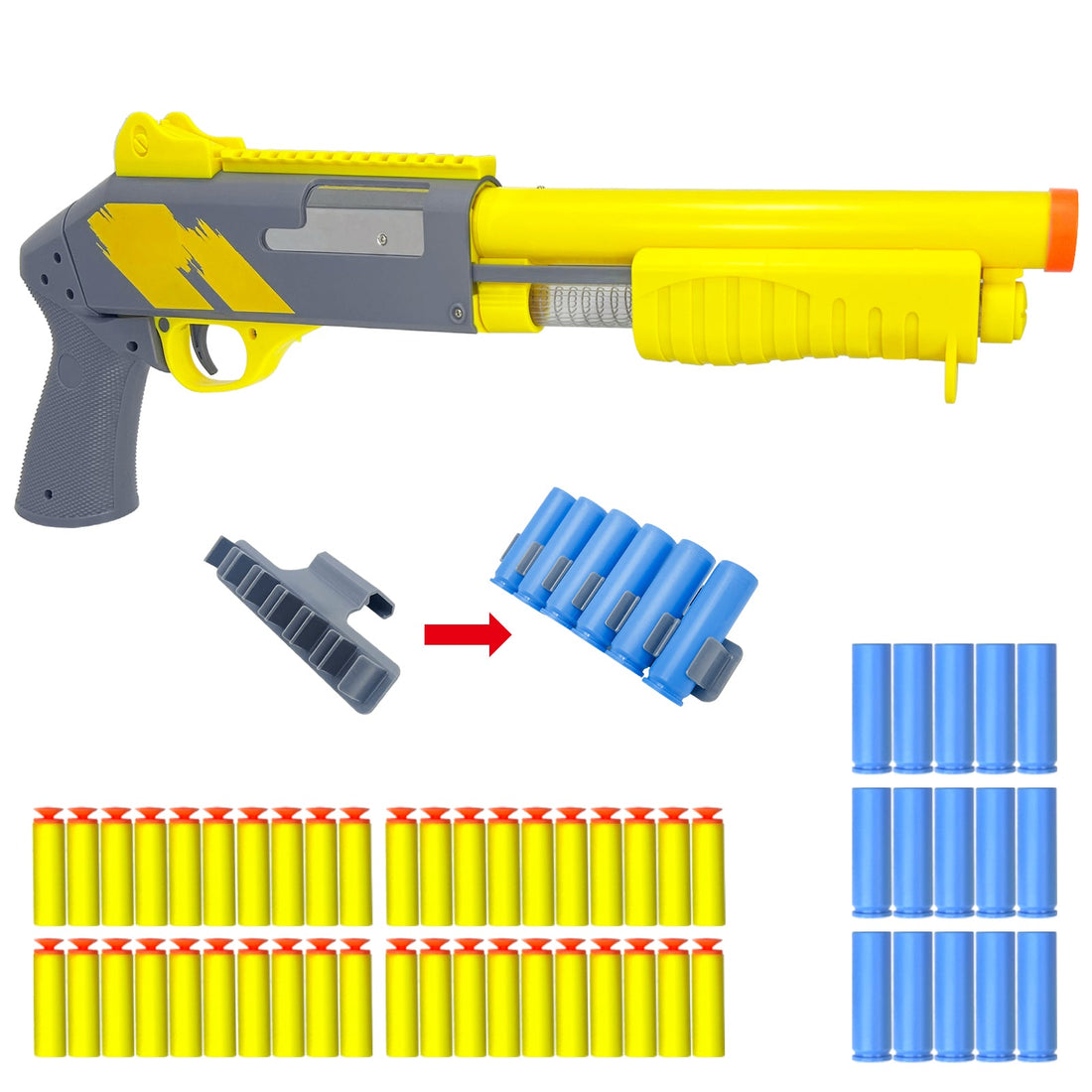 Toy Gun - Kids Toy Shotgun - Realistic Design, Safe Materials, Perfect for Outdoor Games and Role-Play, Ideal Birthday, Halloween, and Christmas Gift 2