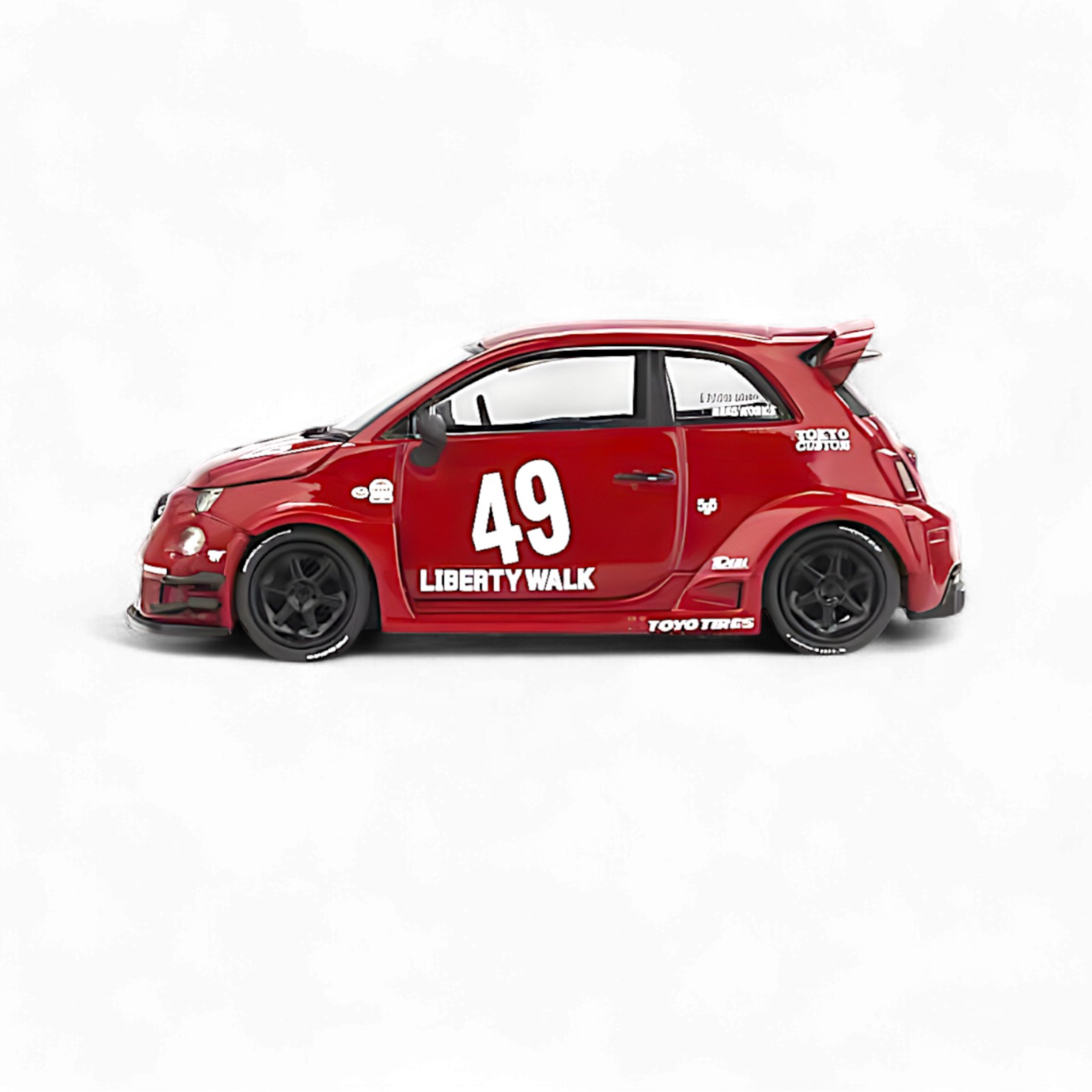 ABARTH 595 Red 1:64 MGT00963 by Mini-GT LB-WORKS x Abas Works  3