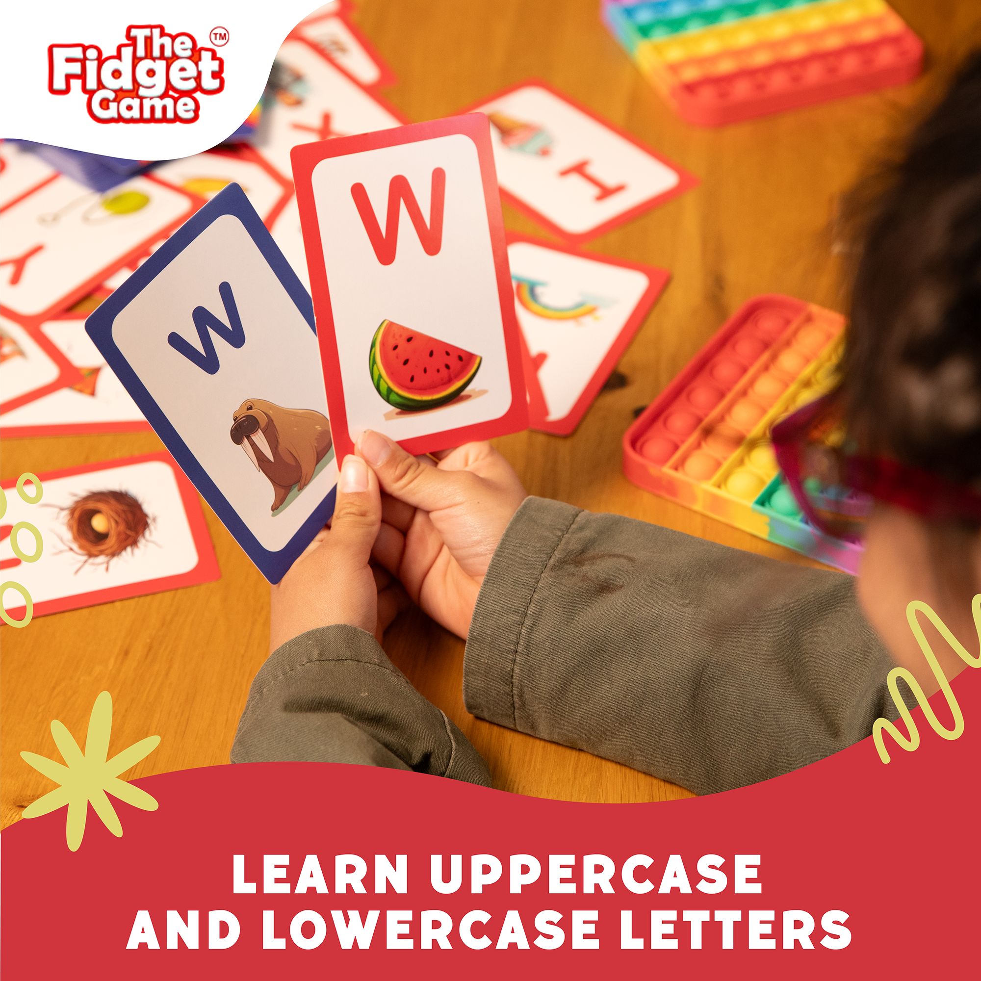 ABC: Learn Uppercase & Lowercase Letters Card Pack 6