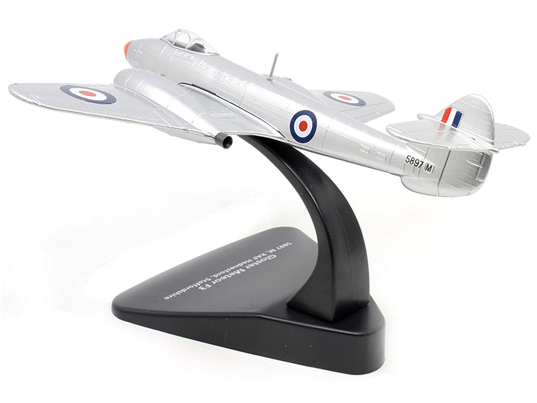 Gloster Meteor F3 Jet Fighter 5897 M RAF Hednesford Staffordshire England "Oxford Aviation" Series 1/72 Diecast Model Airplane by Oxford Diecast-2