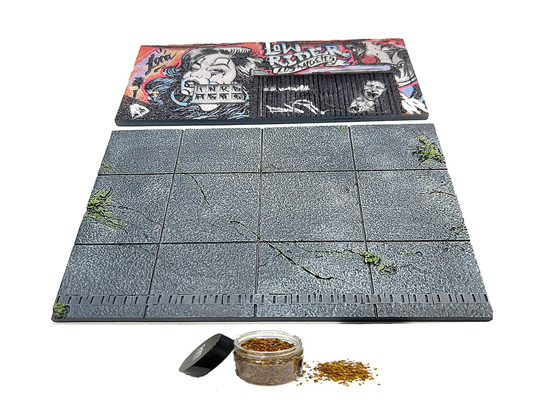"American Diorama X INK BMBRS - LA Lowrider" Street Art Diorama for 1/64 Scale Models by American Diorama-1