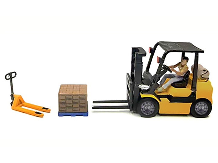 "Heavy Lifters" 4 piece Diecast Set Limited Edition for 1/64 Scale Models by American Diorama-1