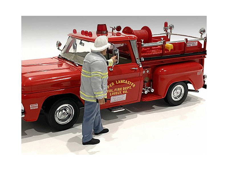 "Firefighters" Fire Captain Figure for 1/18 Scale Models by American Diorama-2