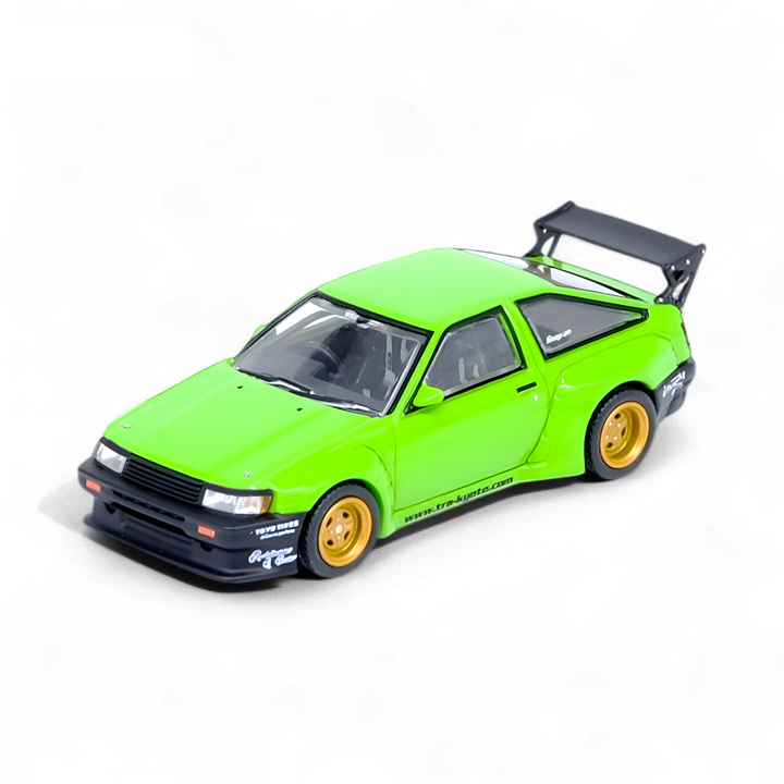 TOYOTA AE86 Levin "PANDEM ROCKET BUNNY" Green 1:64 by Inno64 3