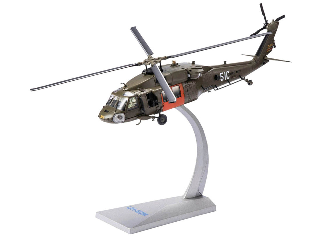 Sikorsky UH-60 Black Hawk Helicopter "51C" United States Army 1/72 Diecast Model by Air Force 1-2