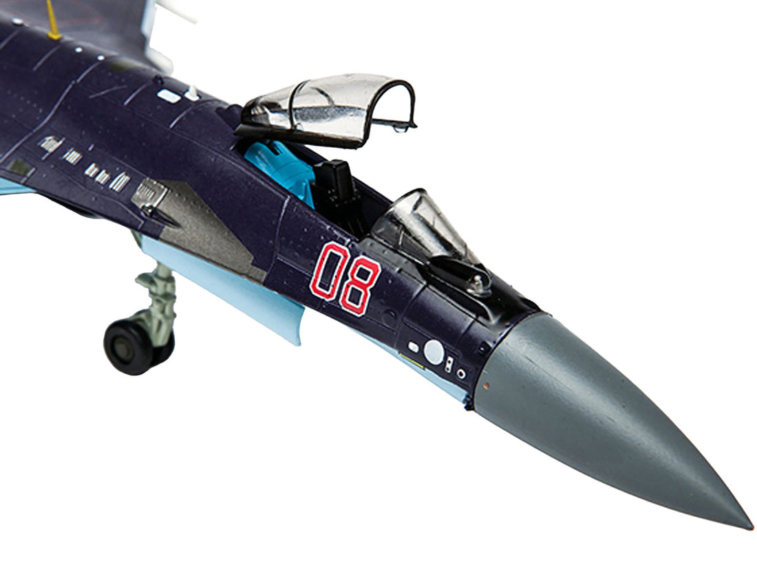 Sukhoi Su-35 Fighter Aircraft #08 "Russian Air Force" 1/72 Diecast Model by Air Force 1-1