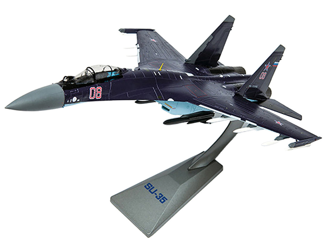 Sukhoi Su-35 Fighter Aircraft #08 "Russian Air Force" 1/72 Diecast Model by Air Force 1-3