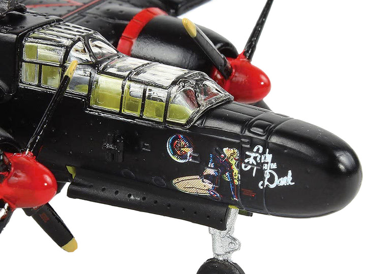 Northrop P-61B Black Widow Fighter Aircraft "Lady in the Dark" "Maj. Lee Kendall 548th NFS" (1945) "Smithsonian National Air and Space Museum" "Collector Series" 1/144 Diecast Model by Air Force 1-1