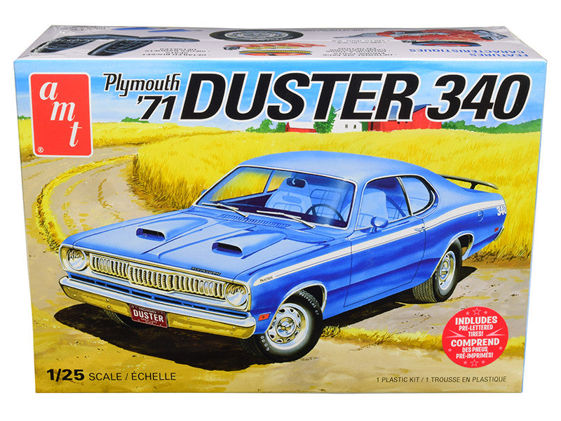 Skill 2 Model Kit 1971 Plymouth Duster 340 1/25 Scale Model by AMT-0