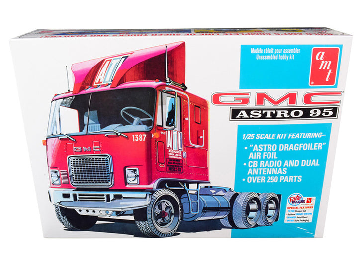 Skill 3 Model Kit GMC Astro 95 Truck Tractor 1/25 Scale Model by AMT-0