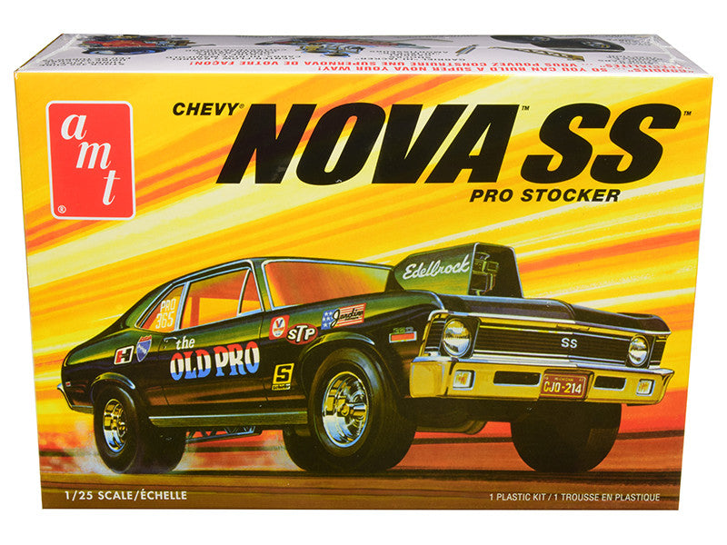 Skill 2 Model Kit 1972 Chevrolet Nova SS "Pro Stocker" 1/25 Scale Model by AMT-0