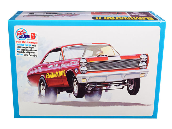 Skill 2 Model Kit Mercury Cyclone Funny Drag Car "Dyno" Don Nicholson's "Eliminator II" 1/25 Scale Model by AMT-0