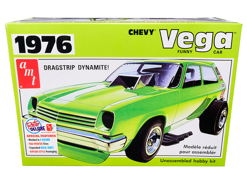 Skill 2 Model Kit 1976 Chevrolet Vega Funny Car 1/25 Scale Model by AMT-0