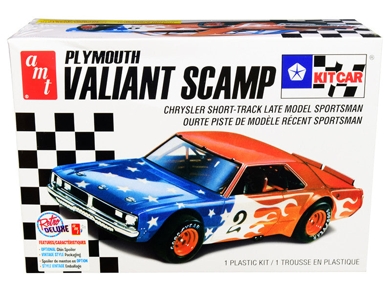 Skill 2 Model Kit Plymouth Valiant Scamp Kit Car 1/25 Scale Model by AMT-0