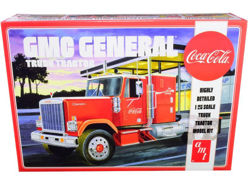 Skill 3 Model Kit GMC General Truck Tractor "Coca-Cola" 1/25 Scale Model by AMT-0