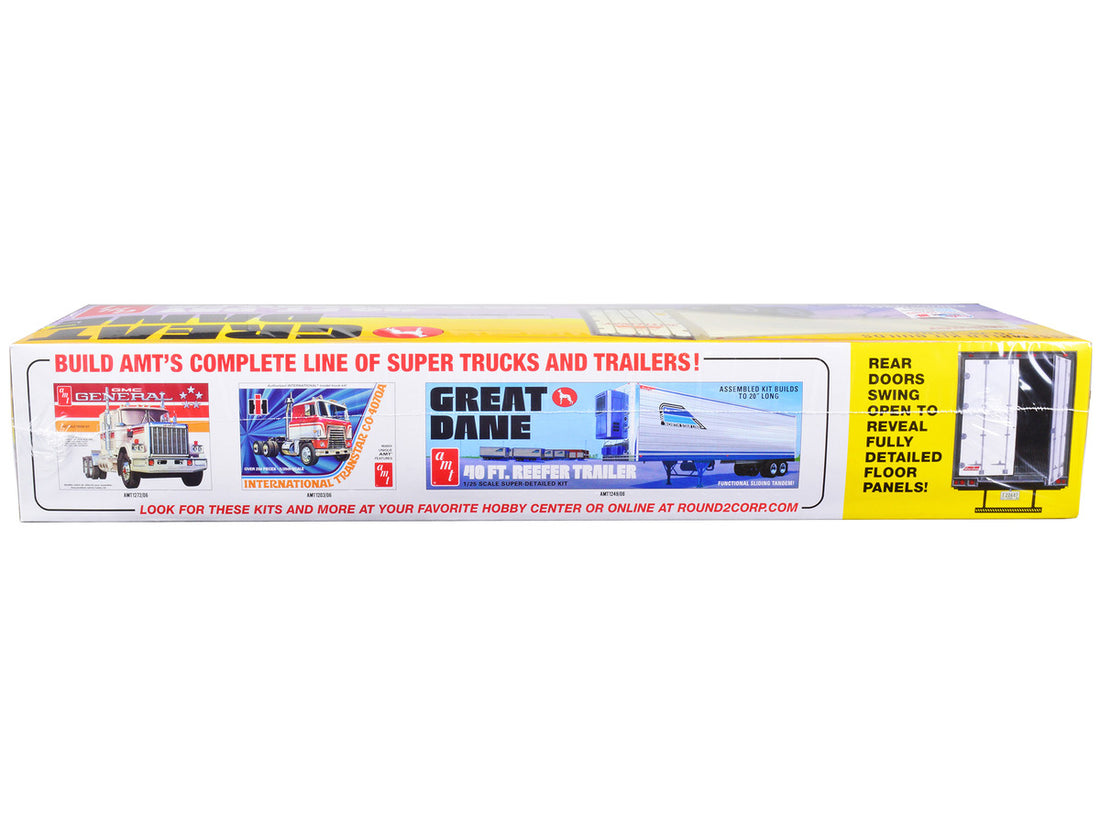 Skill 3 Model Kit Great Dane 40 Ft. Dry Goods Trailer 1/25 Scale Model by AMT-1