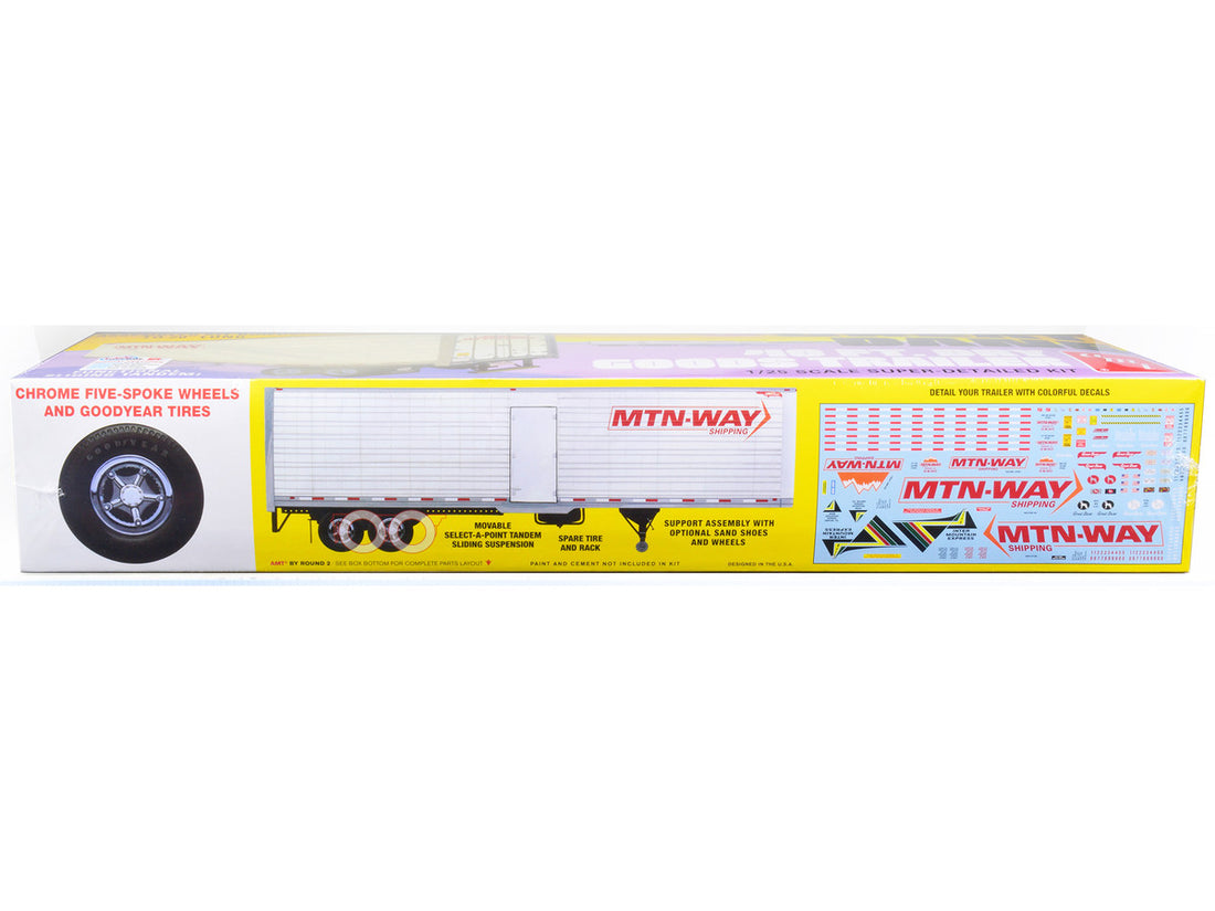 Skill 3 Model Kit Great Dane 40 Ft. Dry Goods Trailer 1/25 Scale Model by AMT-2