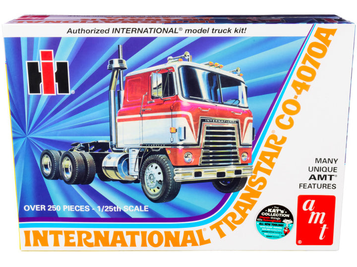 Skill 3 Model Kit International Transtar CO-4070A Truck Tractor 1/25 Scale Model by AMT-0