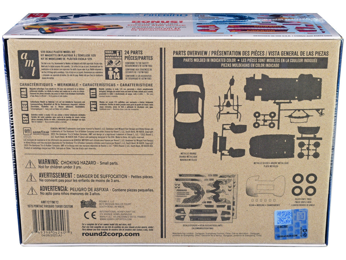 Skill 1 Snap Model Kit 1979 Pontiac Firebird "Turbo Custom" 1/25 Scale Model by AMT-3