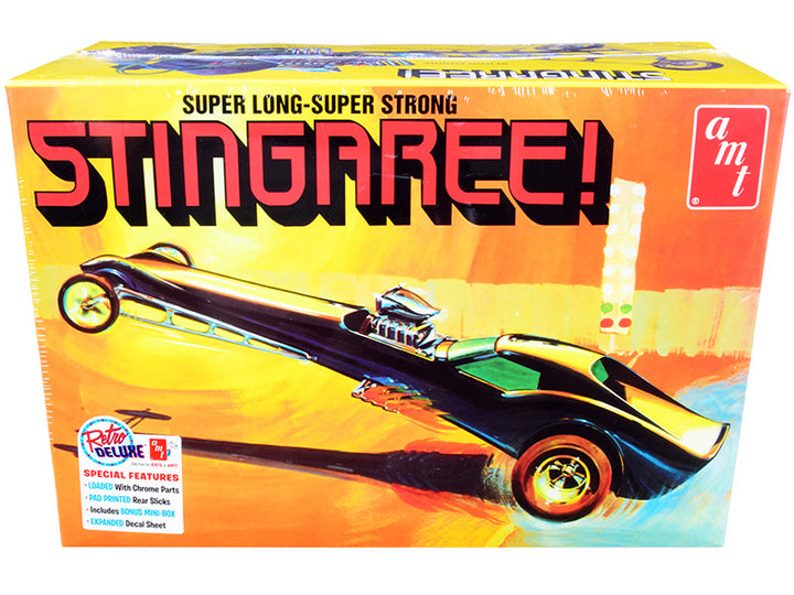 Skill 2 Model Kit Stingaree Custom Dragster 1/25 Scale Model by AMT-0