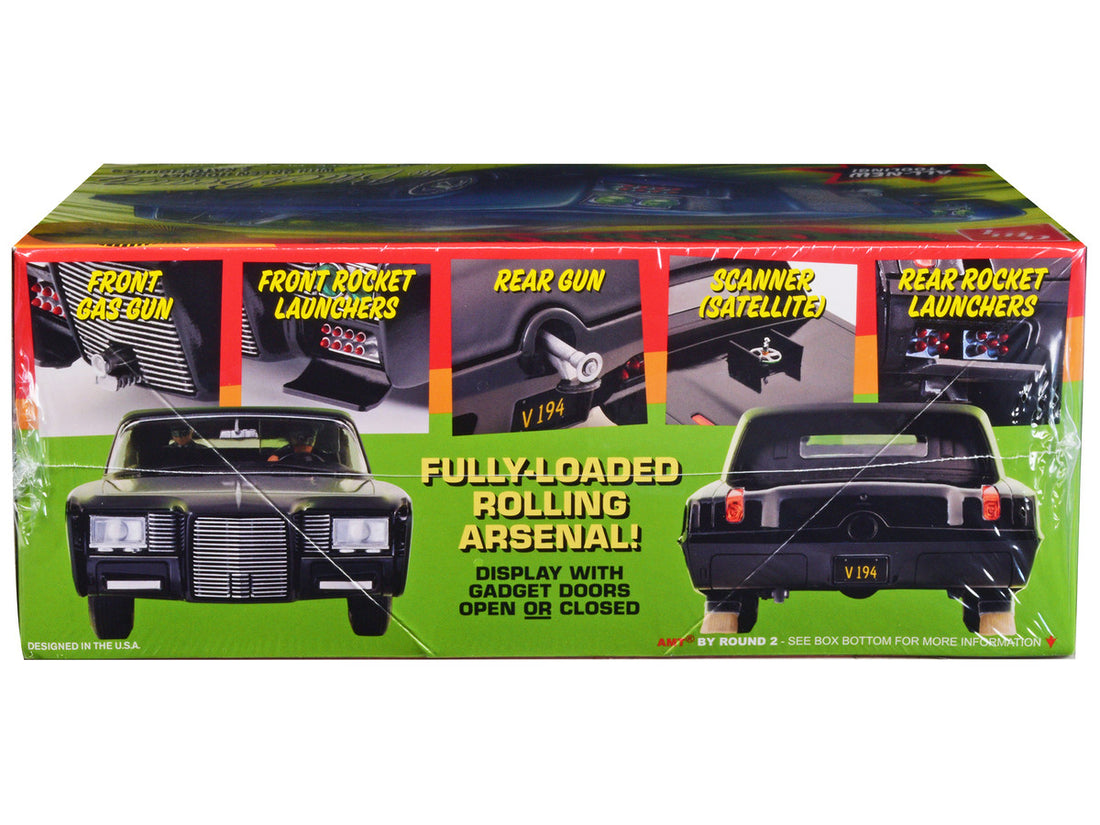 Skill 2 Model Kit Black Beauty "The Green Hornet" (1966–1967) TV Series with Green Hornet and Kato Figures 1/25 Scale Model by AMT-2
