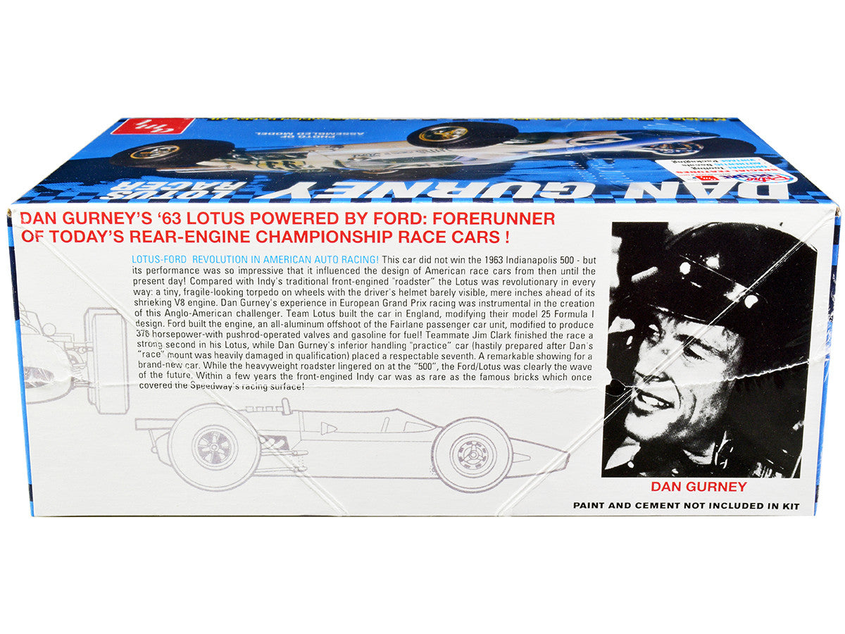 Skill 2 Model Kit Dan Gurney Lotus Racer 1/25 Scale Model by AMT-2