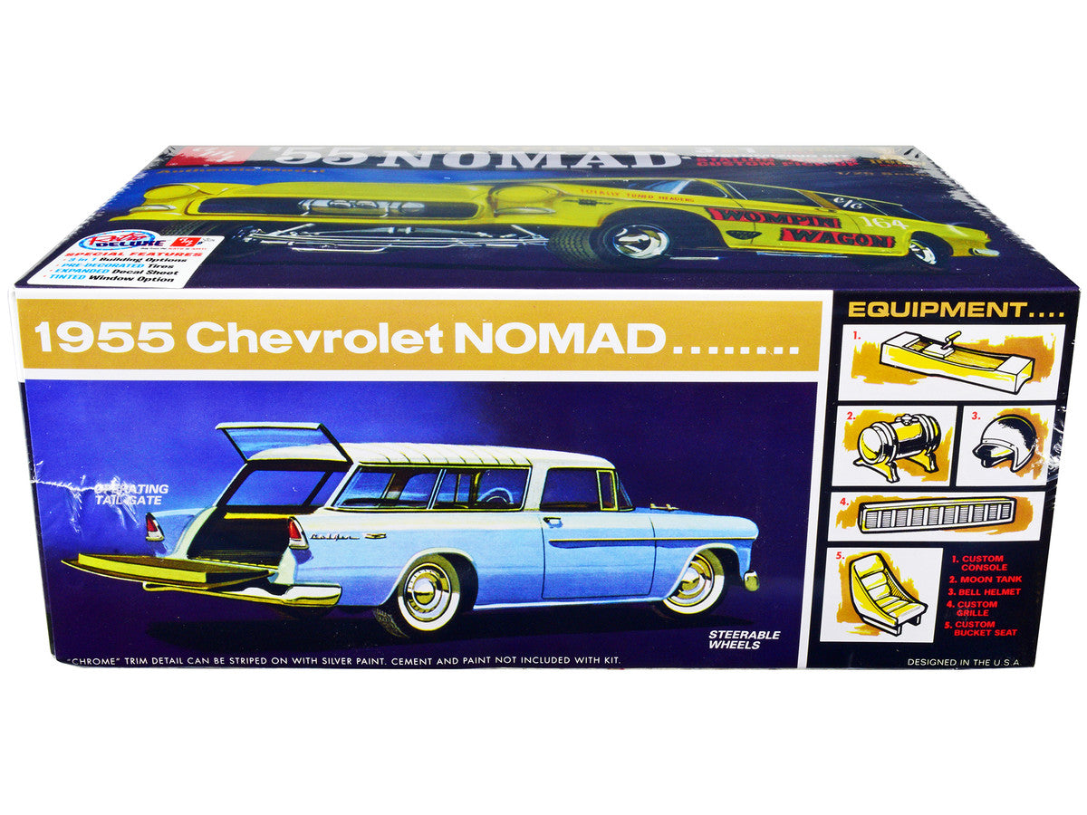 Skill 2 Model Kit 1955 Chevrolet Nomad 3-in-1 Kit "Trophy Series" 1/25 Scale Model by AMT-1