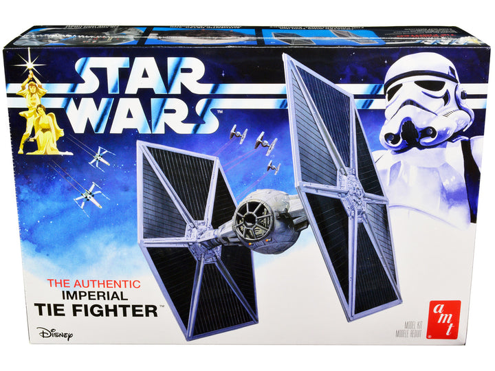 Skill 2 Model Kit Imperial Tie Fighter "Star Wars" (1977) Movie Model by AMT-0