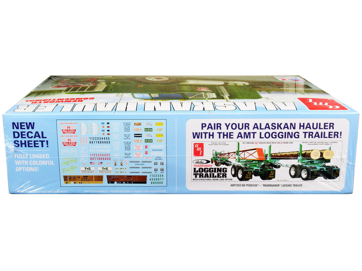 Skill 3 Model Kit Kenworth Conventional Tractor "Alaskan Hauler" 1/25 Scale Model by AMT-2