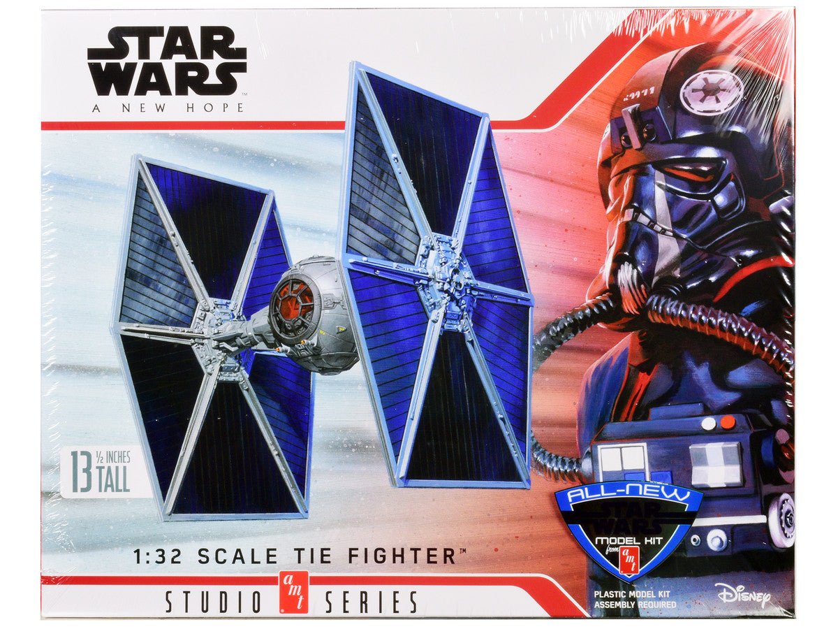 Skill 2 Model Kit Tie Fighter "Star Wars: Episode IV – A New Hope" (1977) Movie 1/32 Scale Model by AMT-0