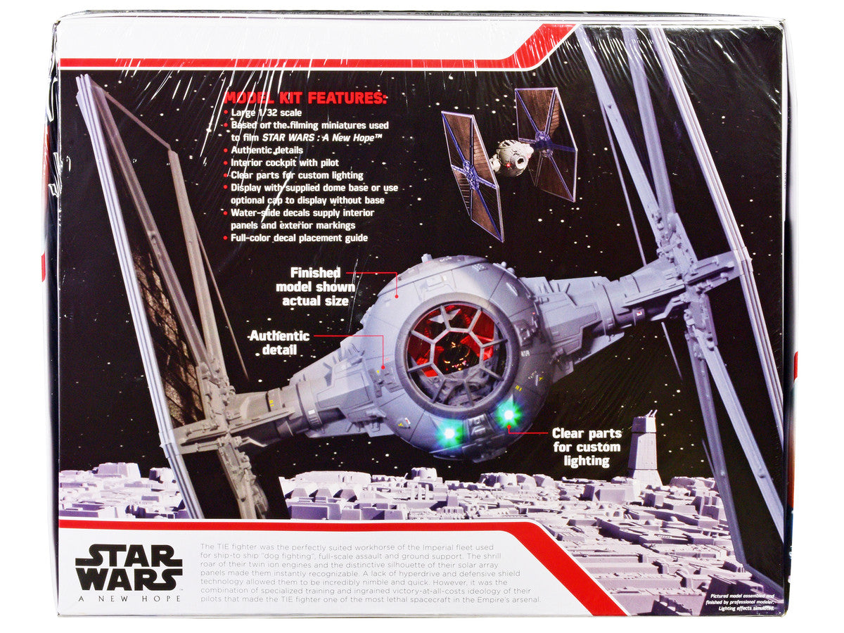 Skill 2 Model Kit Tie Fighter "Star Wars: Episode IV – A New Hope" (1977) Movie 1/32 Scale Model by AMT-3
