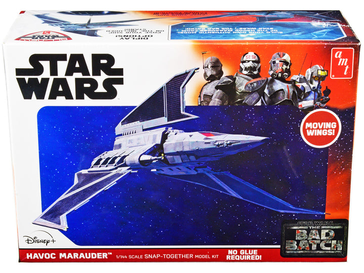 Skill 2 Model Kit Havoc Marauder Space Ship "Star Wars: The Bad Batch" (2021-Current) TV Series 1/144 Scale Model by AMT-0