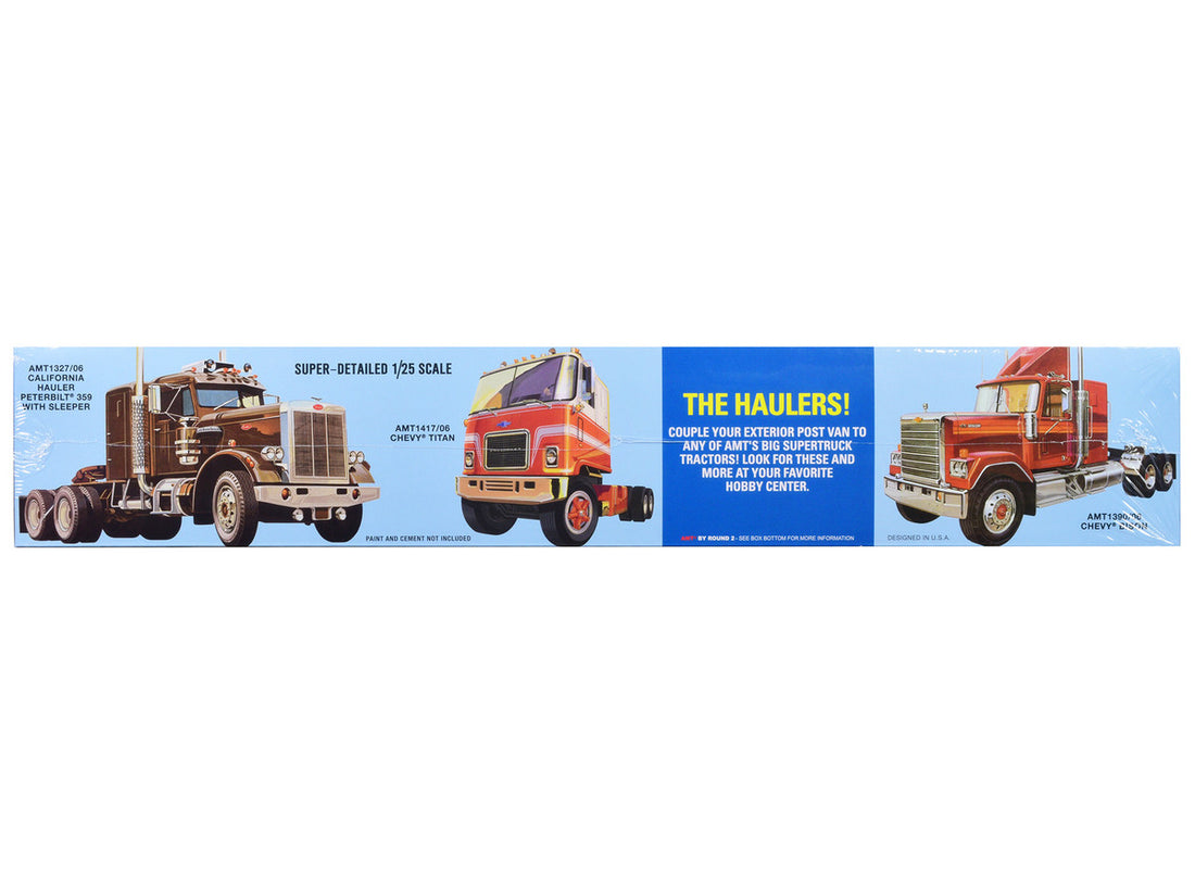 Skill 3 Model Kit Fruehauf Forty Foot Exterior Post Van Trailer "Dohrn Transfer Co." 1/25 Scale Model by AMT-2