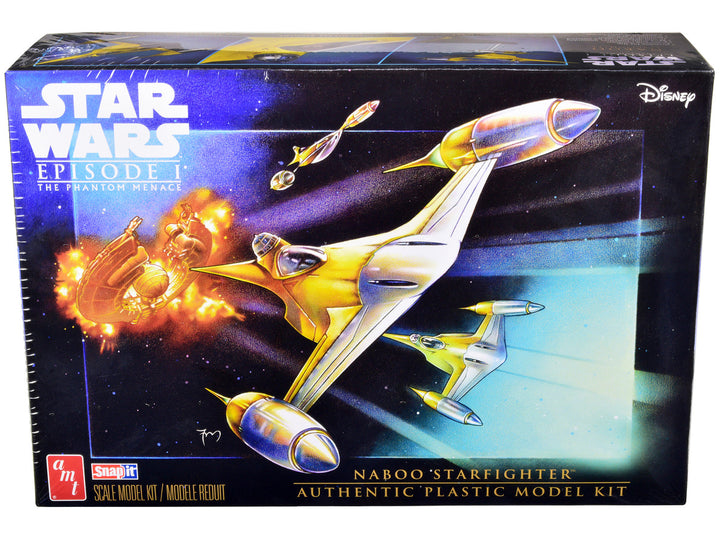 Skill 2 Model Kit Naboo Starfighter Spaceship "Star Wars: Episode I - The Phantom Menace" (1999) Movie 1/48 Scale Model by AMT-0