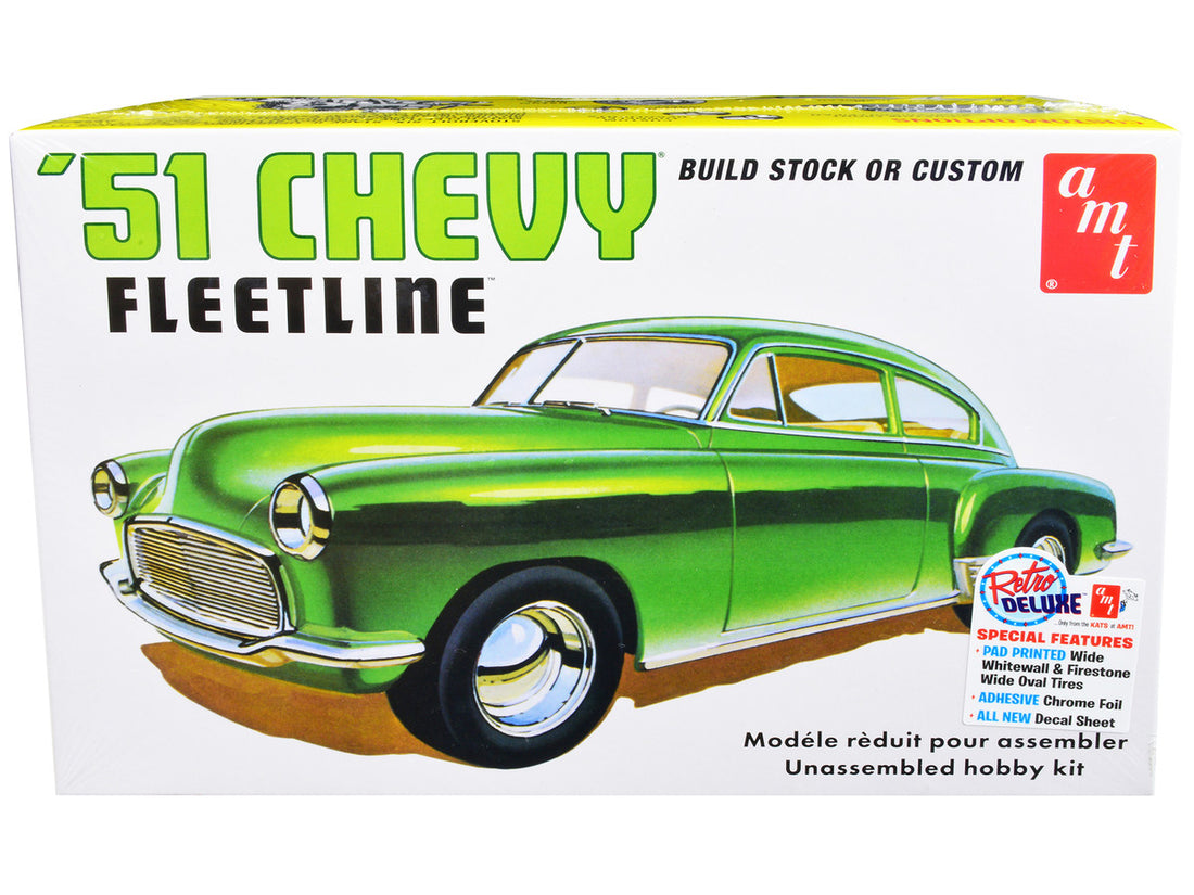 Skill 2 Model Kit 1951 Chevrolet Fleetline 2-in-1 Kit 1/25 Scale Model by AMT-0