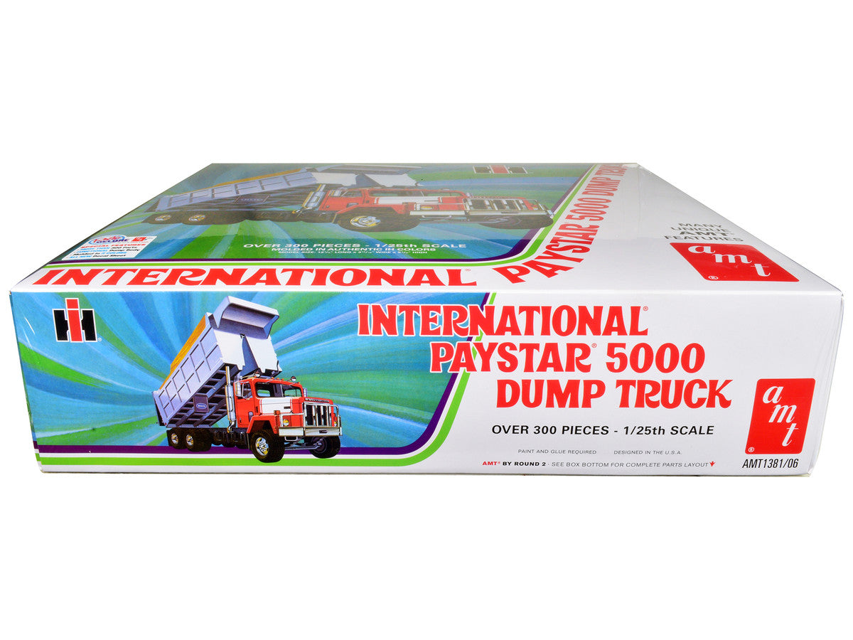 Skill 3 Model Kit International PayStar 5000 Dump Truck 1/25 Scale Model by AMT-2