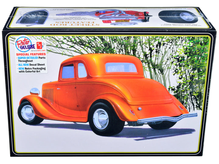 Skill 2 Model Kit 1934 Ford Street Rod 5-Window Coupe 1/25 Scale Model by AMT-0