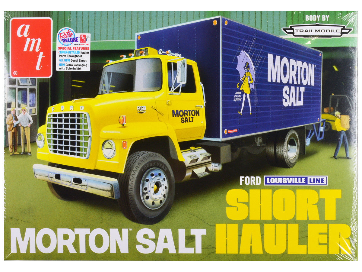Skill 3 Model Kit Ford Louisville Line Short Hauler "Morton Salt" 1/25 Scale Model by AMT-0