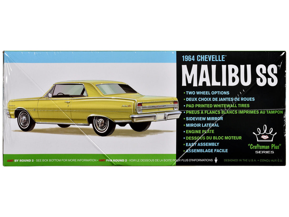 Skill 2 Model Kit 1964 Chevrolet Chevelle Malibu SS "Craftsman Plus" Series 1/25 Scale Model by AMT-1