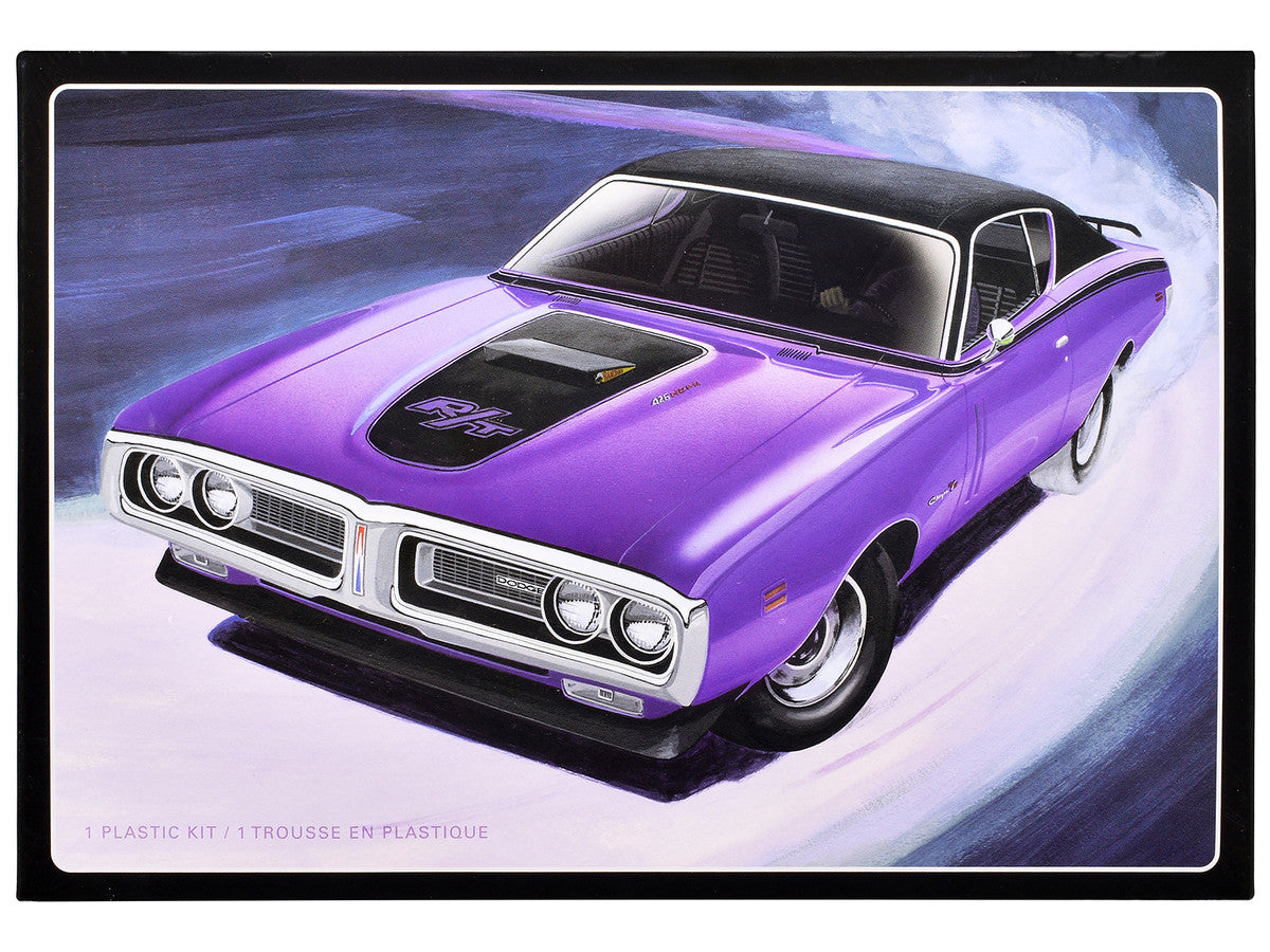 Skill 2 Model Kit 1971 Dodge Charger R/T 1/25 Scale Model by AMT-3