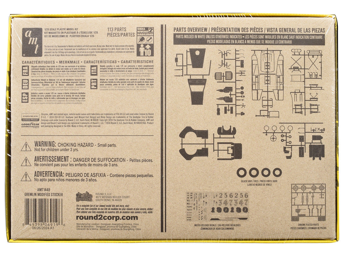 Skill 2 Model Kit Gremlin Modified Stocker 1/25 Scale Model by AMT-3