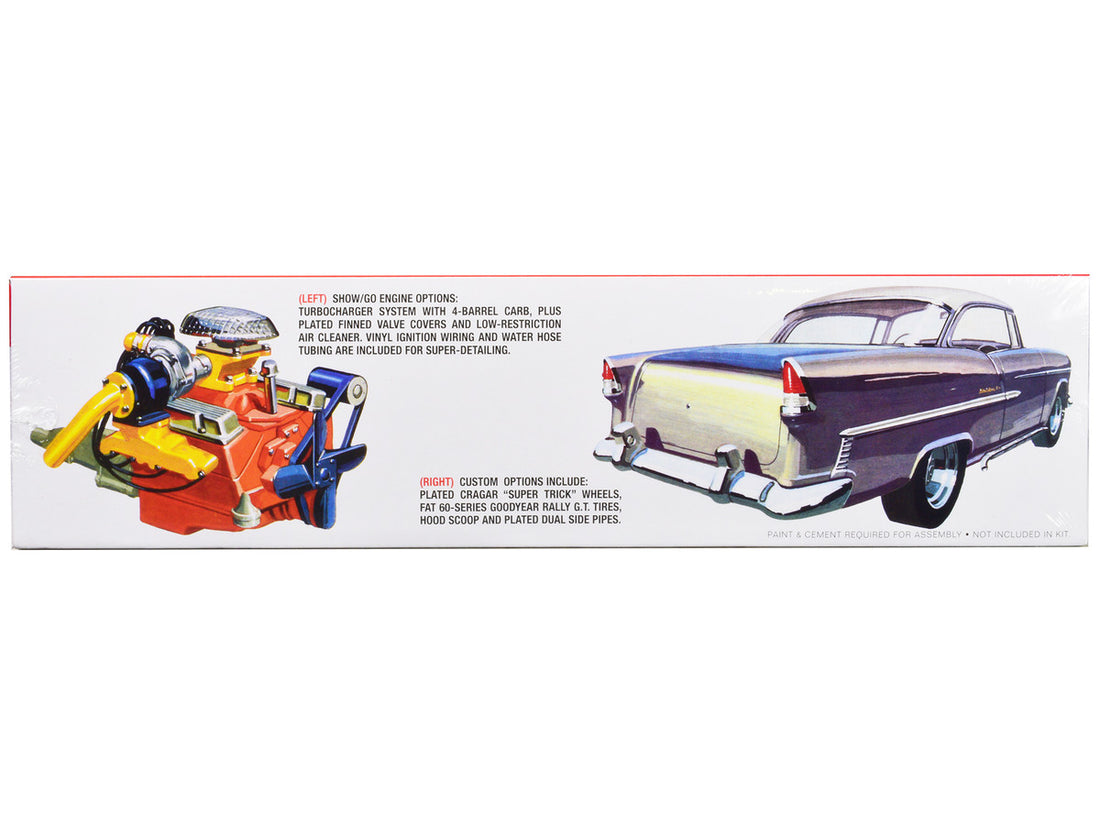 Skill 3 Model Kit 1955 Chevrolet Bel Air Hardtop 1/16 Scale Model by AMT-1